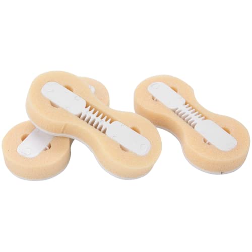 Fin FCS Plug, Professional FCS Fusion Fin Box Sturdy 3pcs for Standard FCS Base Fin(White)