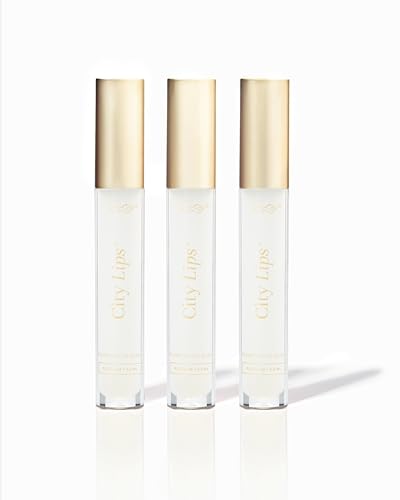 City Beauty City Lips Clear - Plumping Lip Gloss - Hydrate & Volumize - High Shine Lip Plumper - Hyaluronic Acid & Peptides Visibly Smooth Lip Wrinkles - Cruelty-Free