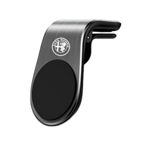 YPSWYYXC Soporte para teléfono para Coche para Alfa Romeo Mito 2008-2025, Soporte de navegación para Salida de Aire Accesorios de Coche,A-Black