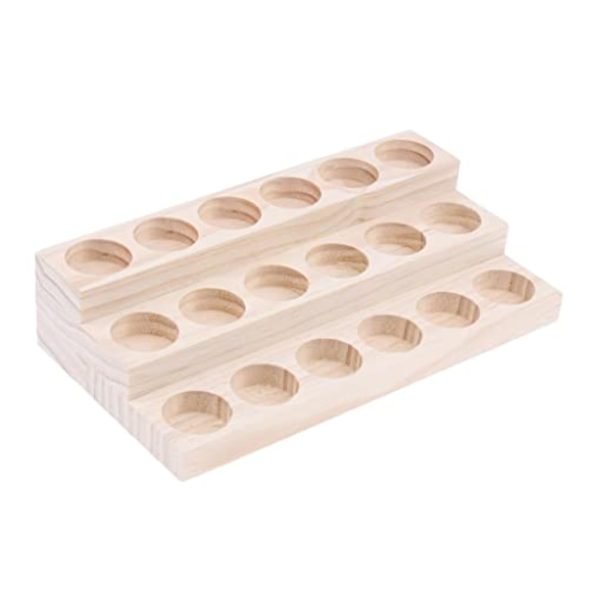 Wooden Essential Oil Holder Display Storage Rack