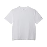 [チャンピオン] Tシャツ 半袖 丸首 綿100％ 刺繡ロゴ ショートスリーブTシャツ WOMEN'S BASIC C8-D334Z-010-M