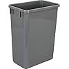 Hardware Resources 50 Quart Plastic Waste Container - White CAN-50W - View #2