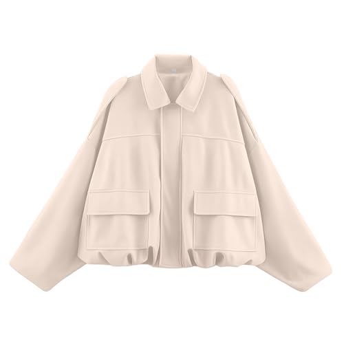 Fall Jackets For Women 2025 Faux Suede Bomber Jacket Long