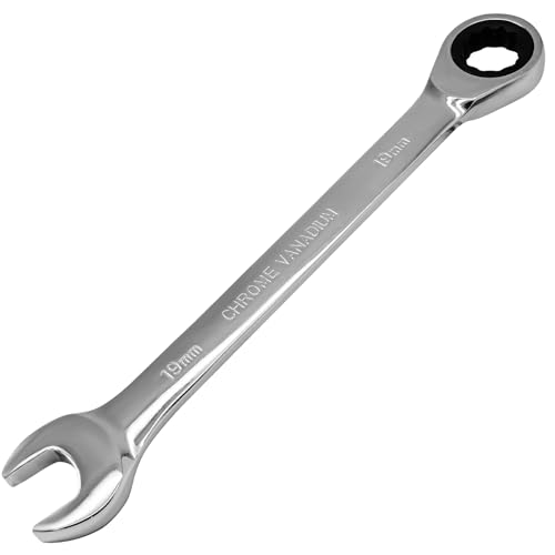 Bonsicoky 19mm Metric Ratchet Wrench