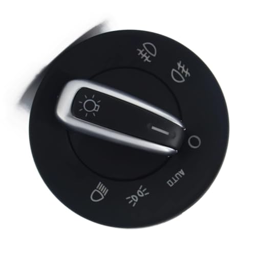Conmutador de luces para Skoda Octavia Combi de 2004 a 2013 con botón de faros 4