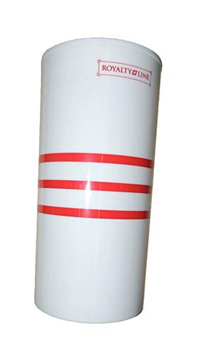 Royalty Line - Cilindro para cuchillos de cocina, color blanco