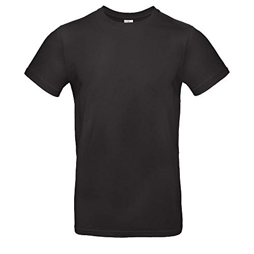 B&C - Single Jersey Herren T-Shirt #E190 / Black, XXL