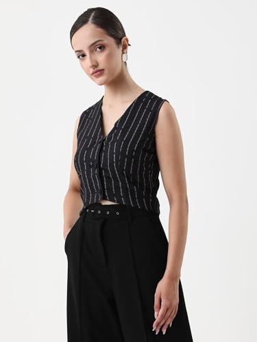 Image of RAREISM Fitted Striped TOP
