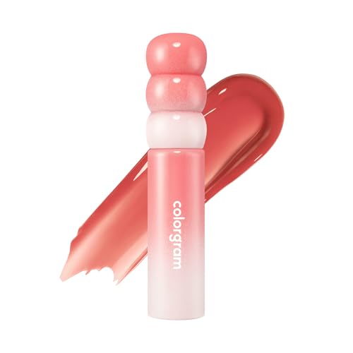 カラーグラム(colorgram) タンフルグラスティントミルク 08 ジョイフルパーシモン 3g ツヤ感 ガラス光沢 リップグロス 韓国コスメ 落ちにくい