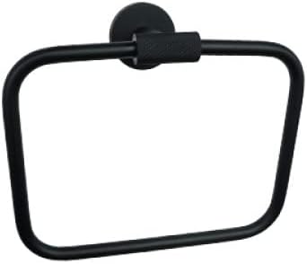 Bathroom Accessories Towel Rack Shelf Matte Black Towel Ring Hanger Wall Mounted Paper Holder Toilet Brush Holder Robe Coat Hook,2 PCS Paper Holder (Towel Ring B)