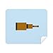 Summer Sail Brown Fort Pixel Cleaning Cloth Screen Cleaner 2pcs Suede Fabric