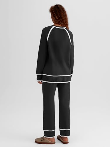 Image of LILLUSORY 2 Piece Knit Lounge Set Womens Matching Sweater Sets