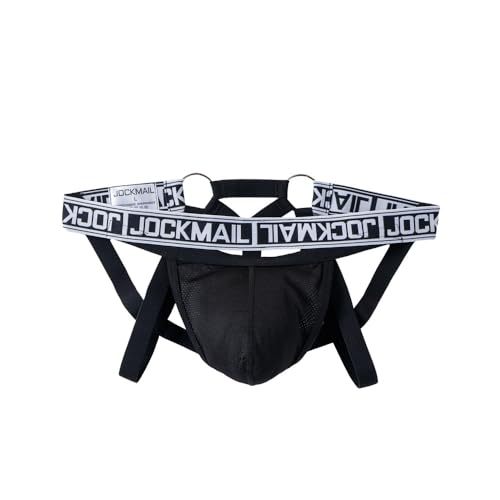 JOCKMAIL Mesh Breathable Jockstrap Athletic Supporters for Men Jock Strap Male Underwear4