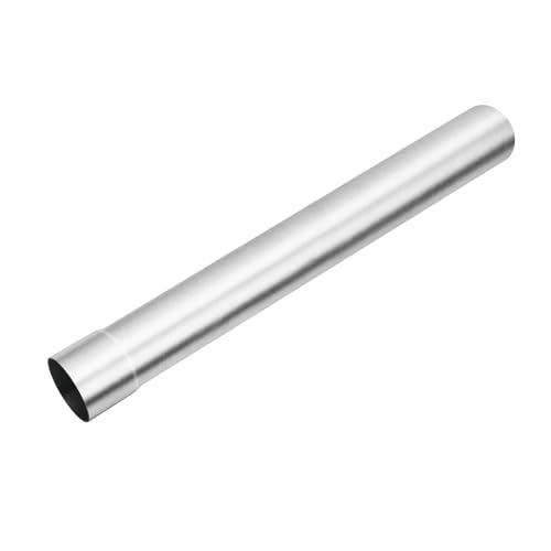 LCGP 2.5 Inch Exhaust Pipe Mild Steel Custom Mandrel Exhaust Pipe Tube Pipe 2.5 ID Inlet and Outlet 17.3 Straight Exhaust Universal Fit 2.5 Exhaust Pipe
