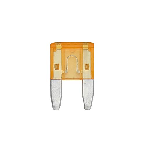 Kaito Denshi(海渡電子) ヒューズ 自動車用 ミニ平型 オレンジ色 5A 11mm×16.2mm×3.7mm 2個入り