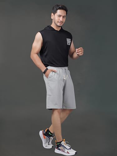 Image of Septem Men's Lycra Blend Shorts with Stylish Design, Modern, Comfortable and Versatile Active Sports Wear