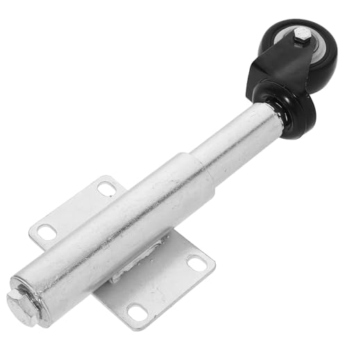 Support de roulette de portail industriel avec roue rétractable et trou de 8mm