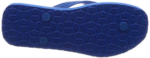 Image of RELAXO Women's Whbl Flip Flop-4 UK (Cu0021l) White-Blue