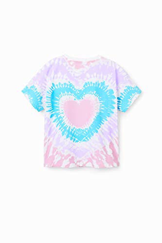 Desigual Little Girl's Camiseta Manga Corta Tie-Dye2