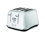 De'Longhi Brillante CTJ4003W 4-Slice Toaster - White