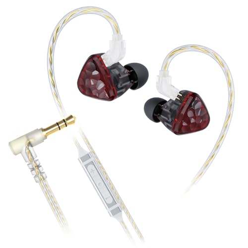 Yongse ?�d �C���i�[�C���[�C���z�� �L�� hifi���P�[�u��/e�X�|�[�c�ŃC���C���[ ���j�^�[ �J�i���^ �C�A�t�H�� Wired Earphones �n�C�G���h 3.5mm 2pin �P�������� ���b�L ���Չ��� ���P�[�u���Ή� �Q�[�~���O (���C