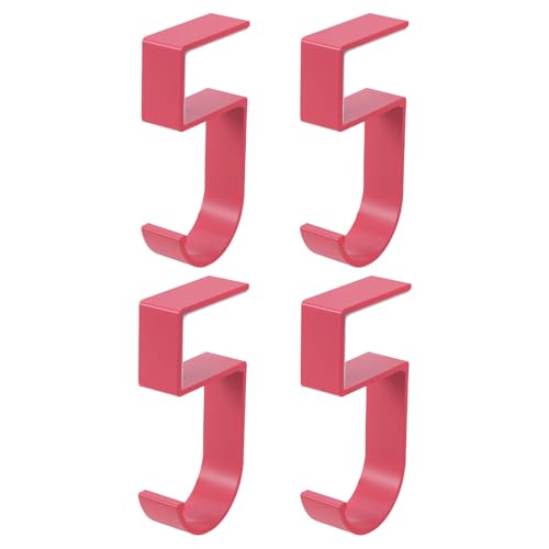 DECOMELODY 4 Pièces Lot de Crochets Robustes sans Perçage pour Bureau Porte- à Main et Porte- à Dos Support Polyvalent pour Sacs Parapluies et Accessoires Organiseur de Bureau Pratique