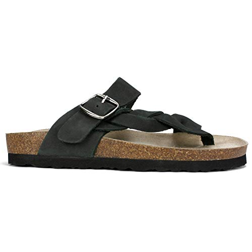 Image of WHITE MOUNTAIN Women's Crawford Signature Comfort Molded Footbed Braided Sandal