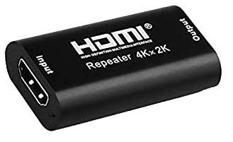 atdaraz 2.0 Repeater Signal Amplifier HDMI 4K UHD 2160p to 40m Full HD 1080p HDCP 3D Female to Female - Black-image-4