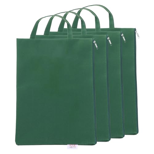 Bolsas de archivo impermeables A4 con cremallera y asa protectora tela Oxford