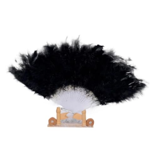 Abanico de plumas marabú para solucionar la falta de volumen en danza 2