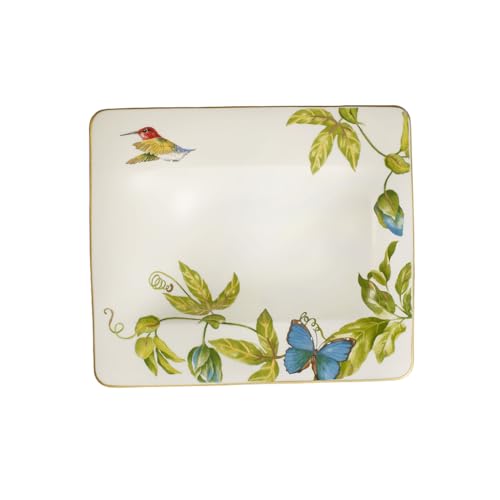 Villeroy & Boch Medium Plate, White, Yellow, Green, Red, Blue, 9.4 inches (24 cm) Amazonia 1035142700