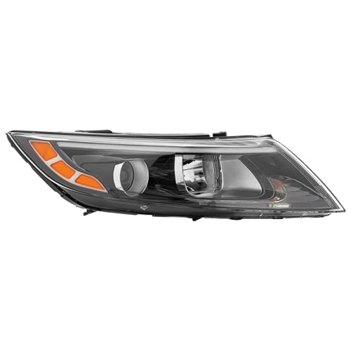 GSHIOIO Headlights Assembly Driver and Passenger Side for 2014-2015 Kia Optima Left & Right Headlights Lamps Set W/o DRL(only for EX LX Halogen Models) Direct Replacement Headlights (Right)
