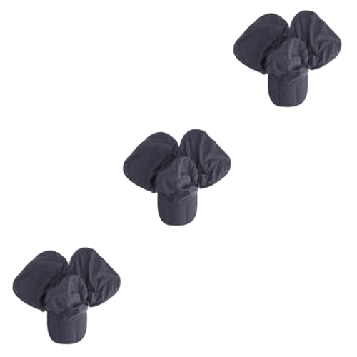 Chapeau de soleil à séchage rapide avec cache cou et masque dark grey