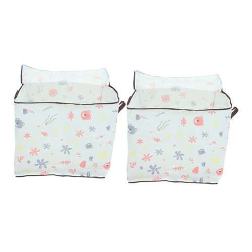 PRETYZOOM 2pcs Large Storage Bag Quilt Organizer Garment Bags for Storage Non-woven Easy Zipper Capacity
