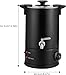 Omosiroi 8L Commercial Coffee Urn Hot Beverage Dispenser with Constant Temperature Function, Portable Stainless Steel Percolate Coffee Pot Coffee Maker With Double-layer Barrel Wall for Catering