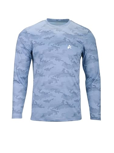 Men's Sun Protection T-Shirt UV UPF 50+ Long Sleeve Fishing Running Quick Dry Lightweight