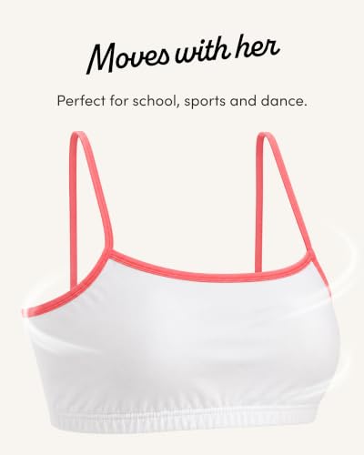 Image of Fruit of the Loom Girl's Cotton Stretch Cami Training Bra Multi-Pack