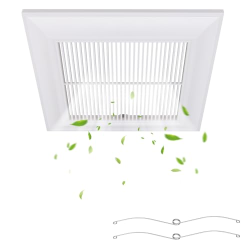 WKZO Bathroom Vent Cover with Springs, 13x13
