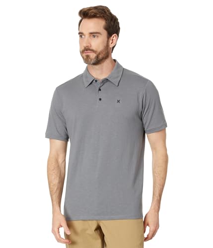 Hurley Men's H2o Dri Ace Slub Short Sleeve Polo