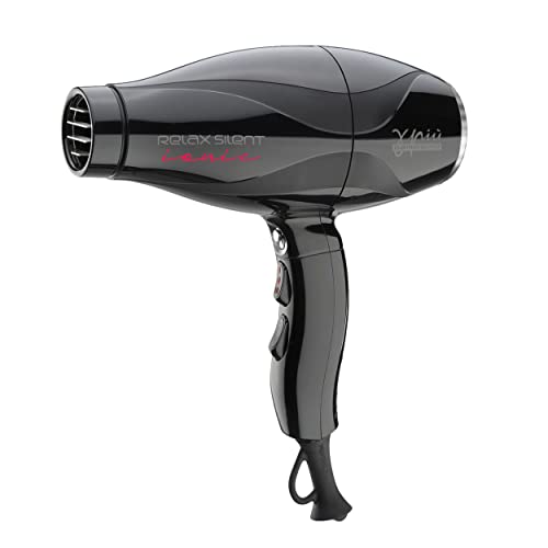 GAMMA+ Silent Ionic Noise Reduction 6-Speed Lightweight Hair Dryer with Concentrator Nozzle
