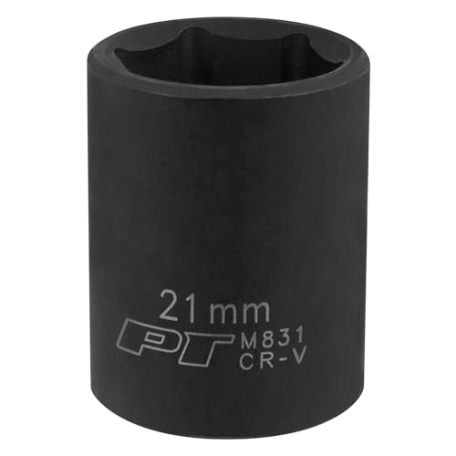 Image of Performance Tool M831 1 /2 Drive 6-Point Impact Socket, 21mm
