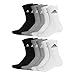 Produktbild adidas Unisex Herren Damen Socken Sportsocken Cushioned Crewsocks 6 Paar, Farbe:Mehrfarbig, Größe:43-45, Artikel:- grey/black/white