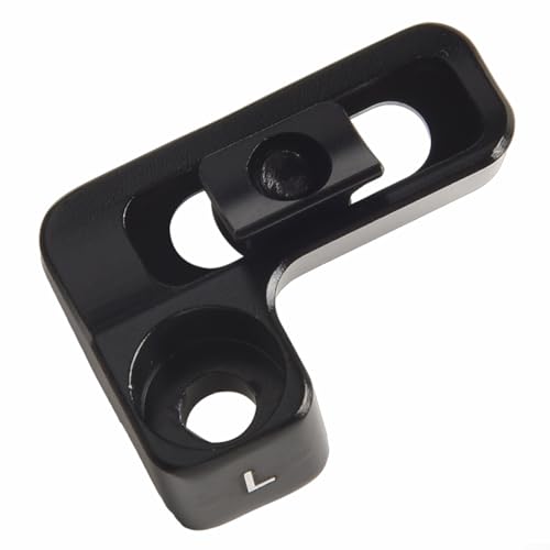 Bicycle Shifter Adapter Aluminum Alloy Integrated Mounting For S-RAM Shifter To I-Spec Brakes Adjustable Handlebar Space, Black(Left)