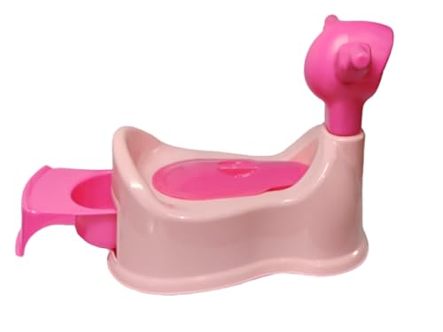 Image of Sonal - Baby Scooty - Baby Toilet Trainer Potty Seat with Removable Tray, Lid Cover - For 6 to 24 Months Baby (Pink)