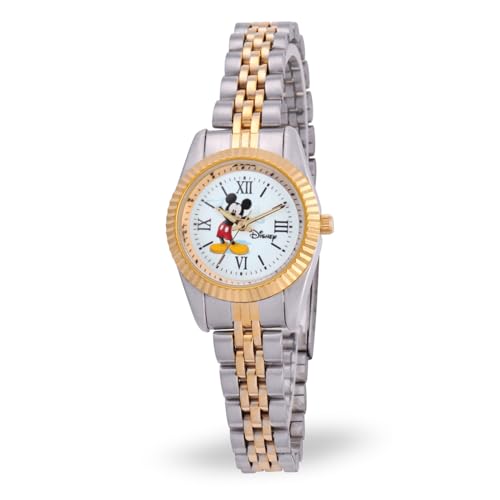 Disney Adult Classic Metal Bracelet Analog Quartz Watch
