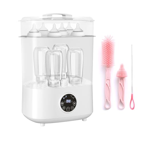 Image of Dacimora Baby Bottle Dryer + Milk Warmer with Touch Screen and Auto Shut-Off 4-in-1 Bottle High Temperature 100°C Dryer for Baby Bottles, Baby Products and Sippy Accessories