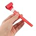 BESPORTBLE Creative Kids Whistle Toys - 50Pcs Party Blowers for Kids Fun Noisemakers Red Plastic Whistle for Parties Balloon Blowers and Card Suckers