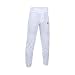 Under Armour Boys' Clean Up Cuffed Baseball Pants, White/Black, Youth Medium