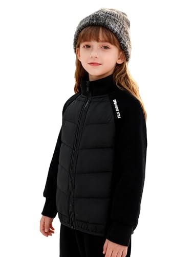 Image of Kids Girls Full Zip Sweatshirt Velvet Fleece Warm Jackets For Autumn Winter Camping Outdoors