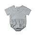 huihuishop Barboteuses Snap-up pour Tout-Petits Été Nouveau-né Baby Rompers Vêtements Baby Girl Couleur Solid Volsuit Vêtements 0-18 Mois Vêtements De Salopette (Color : Blue, Size : 3M)